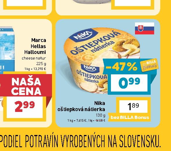 Nika oštiepková nátierka