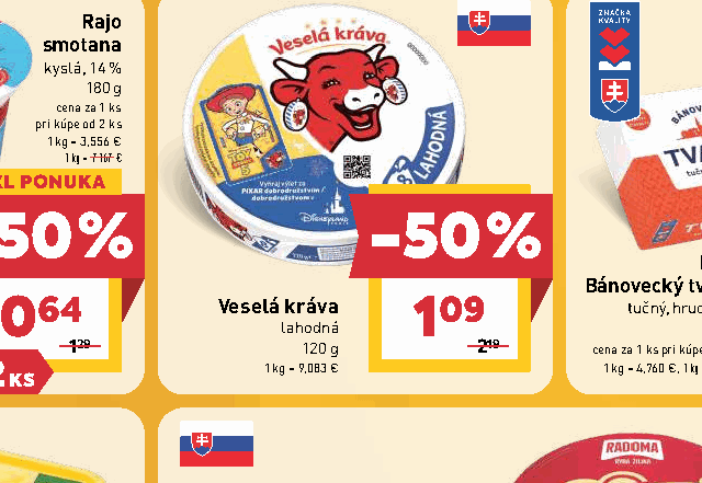 Veselá kráva lahodná