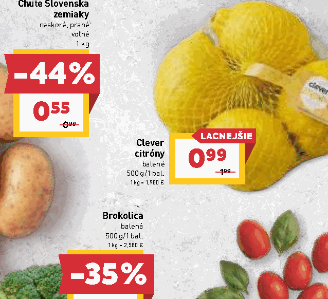 Clever citróny balené Brokolica balená