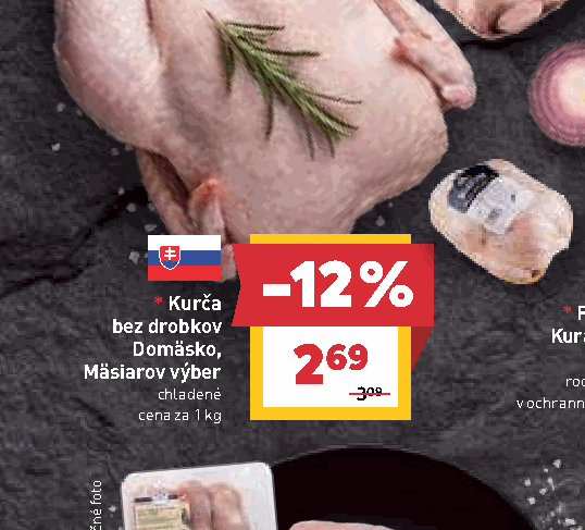 Kurča bez drobkov Domäsko, Mäsiarov výber chladené