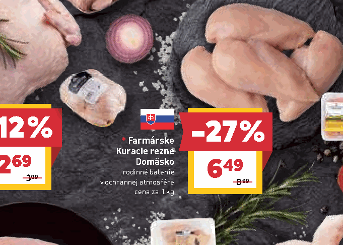 Farmárske Kuracie rezne Domäsko rodinné balenie v ochrannej atmosfére