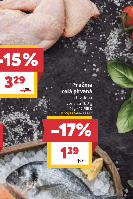 Pražma celá pitvaná chladená