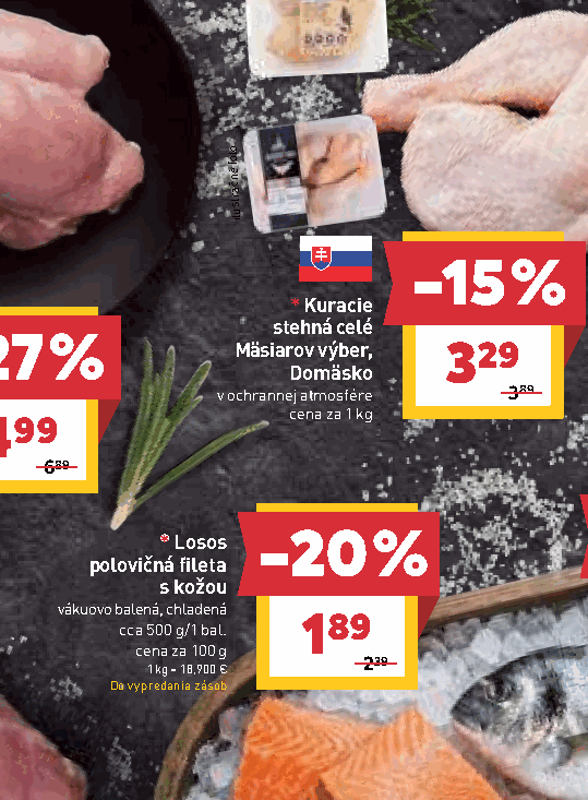 Kuracie stehná celé Mäsiarov výber, Domäsko v ochrannej atmosfére