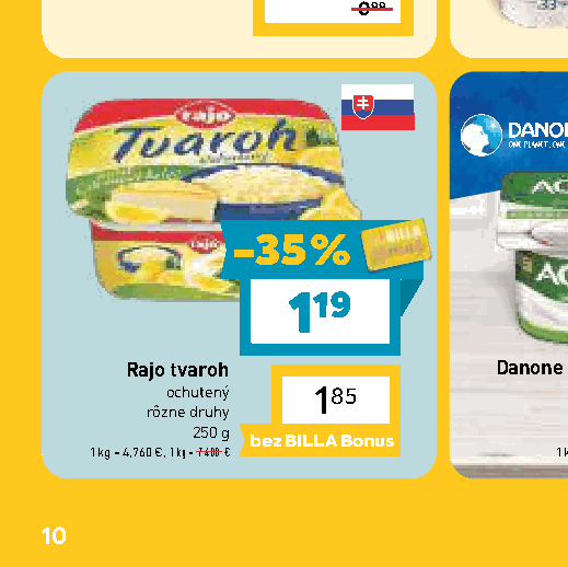 Rajo tvaroh ochutený rôzne druhy
