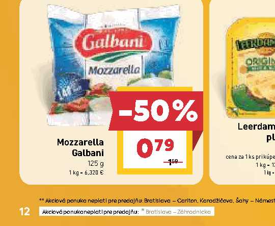 Mozzarella Galbani
