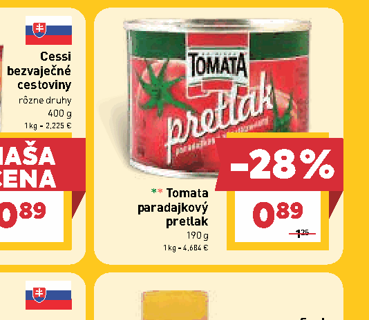 Tomata paradajkový pretlak