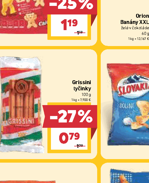 Grissini tyčinky