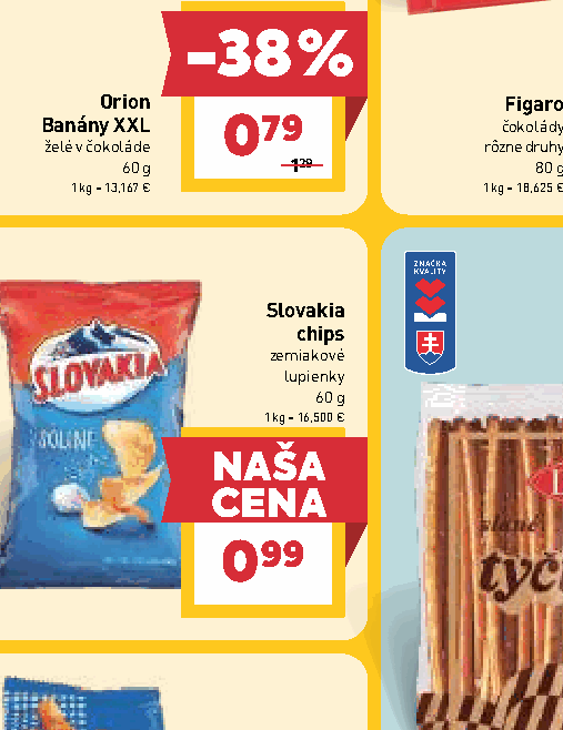 Slovakia chips zemiakové lupienky
