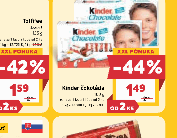 Kinder čokoláda