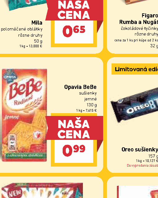 Opavia BeBe sušienky jemné
