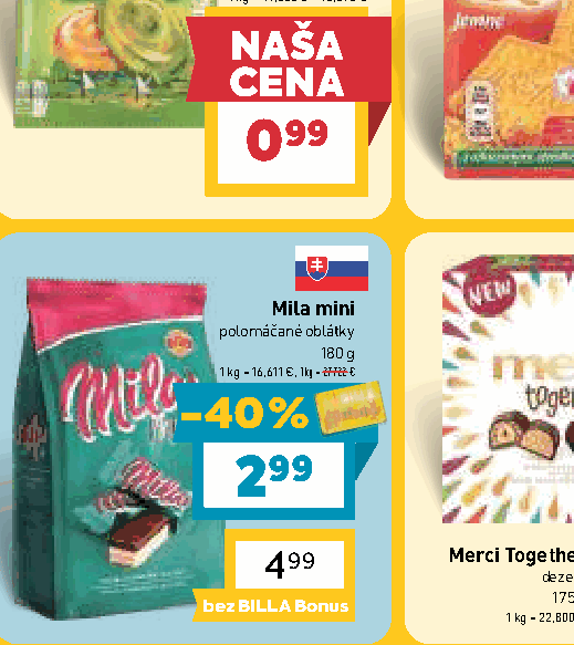 Mila mini polomáčané oblátky