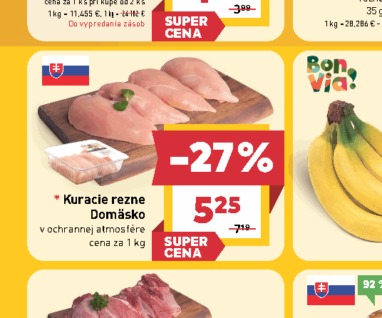 Kuracie rezne Domäsko v ochrannej atmosfére
