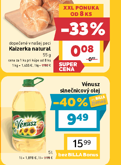 Vénusz slnečnicový olej