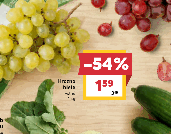 Hrozno biele voľné