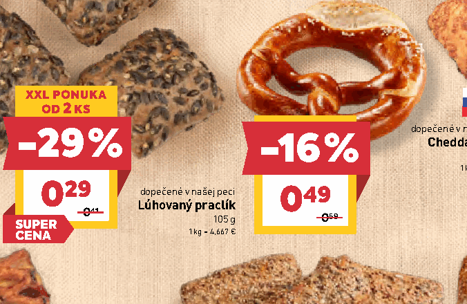 Lúhovaný praclík
