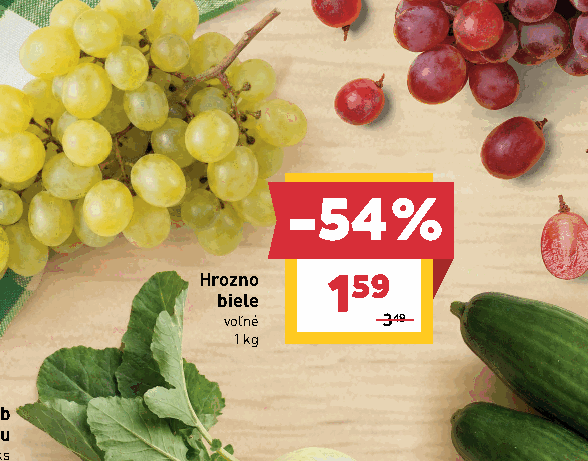 Hrozno biele voľné