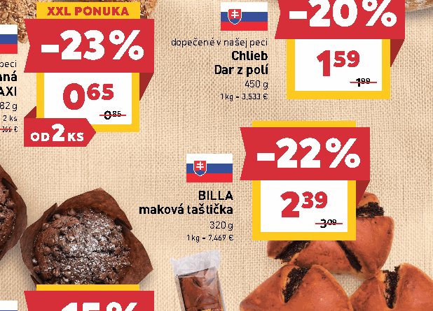 BILLA maková taštička