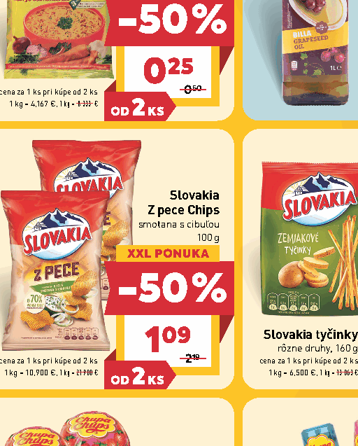 Slovakia Z pece Chips smotana s cibuľou