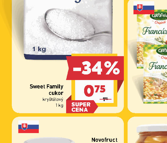 Sedita Venčeky rôzne druhy