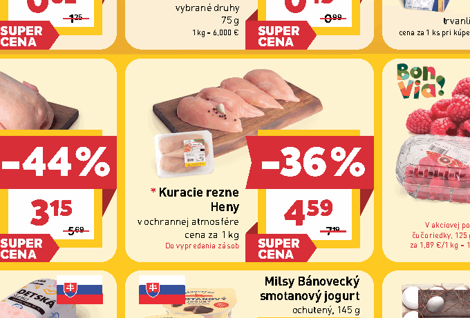 Kuracie rezne Heny v ochrannej atmosfére