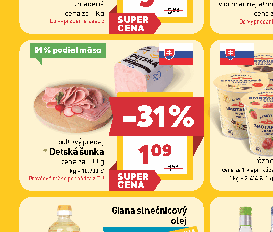 Detská šunka