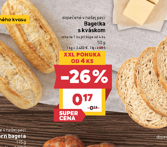 Bagetka s kváskom