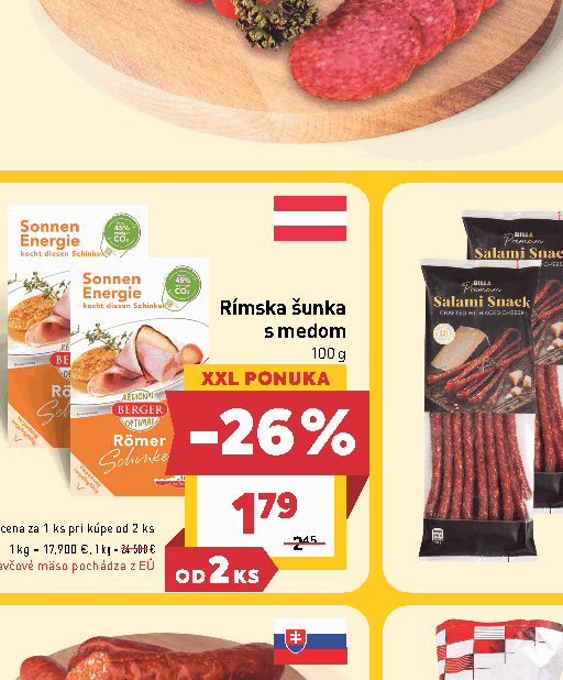 Rímska šunka s medom