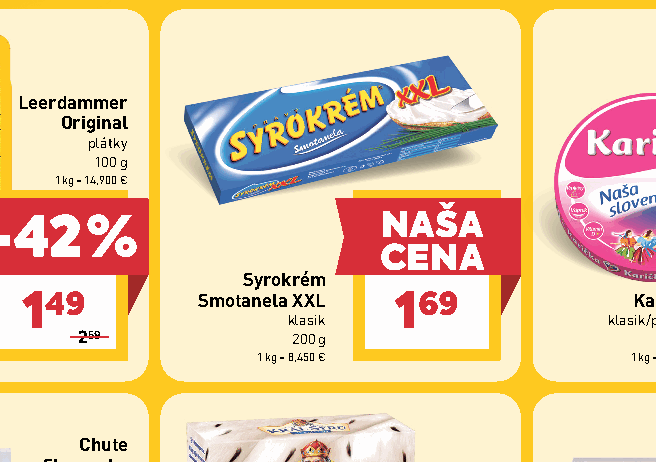 Syrokrém Smotanela XXL klasik