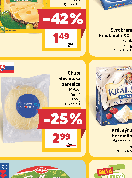 Chute Slovenska parenica MAXI údená