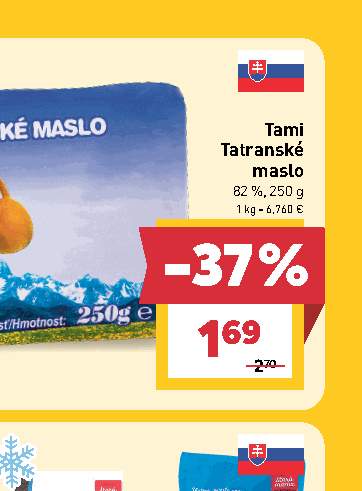 Tami Tatranské maslo