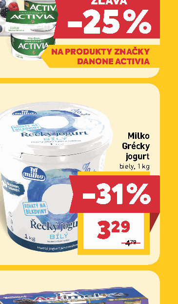 Milko Grécky jogurt biely, 1 kg