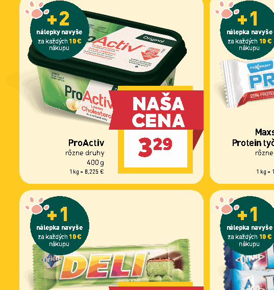 ProActiv rôzne druhy nálepka navyše