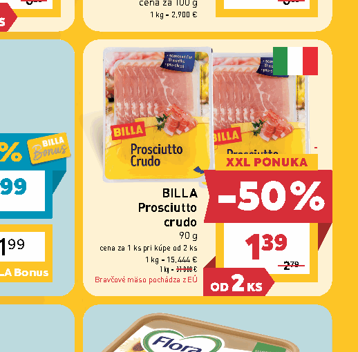 BILLA Prosciutto crudo