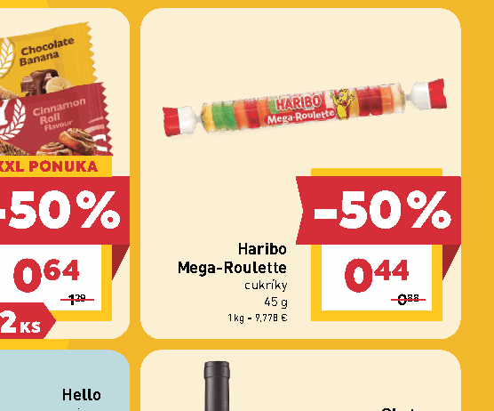 Haribo Mega-Roulette cukríky