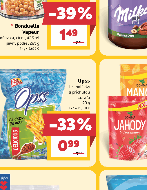 Opss hranolčeky s príchuťou kuraťa