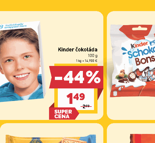 Kinder čokoláda