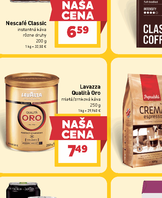 Lavazza Qualità Oro mletá/zrnková káva