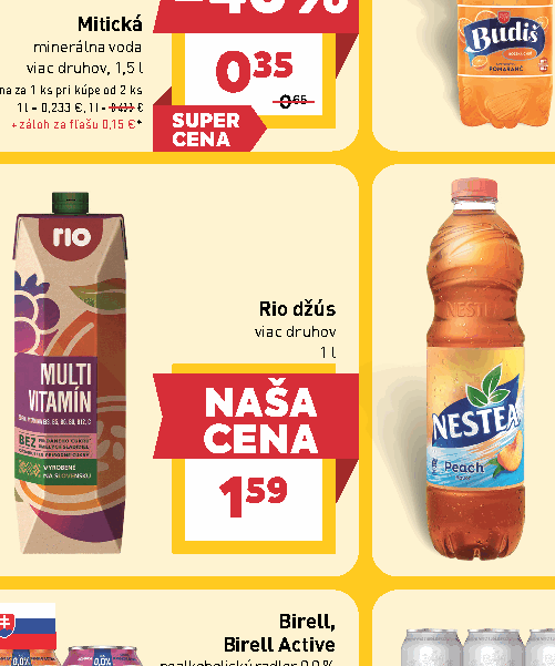 Rio džús viac druhov