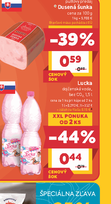 Lucka dojčenská voda, bez CO 1,5 l