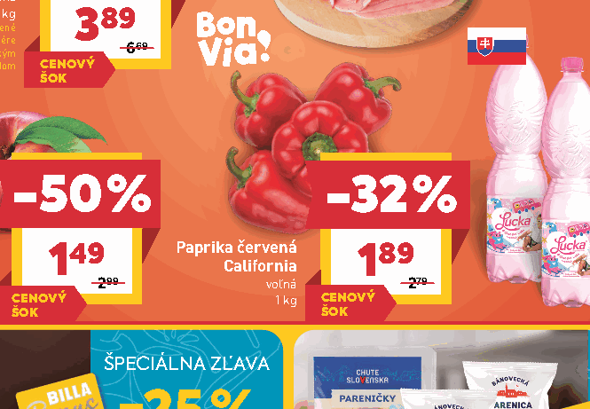 Paprika červená California voľná