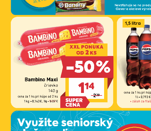 Bambino Maxi črievko