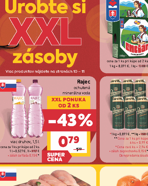 Rajec ochutená minerálna voda