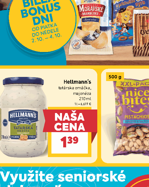 Hellmann‘s tatárska omáčka, majonéza