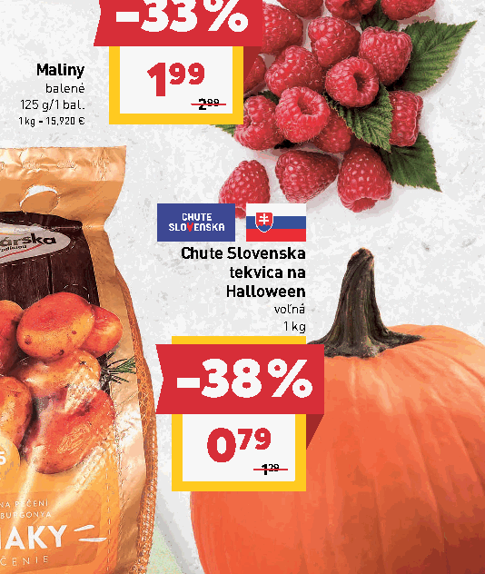 Chute Slovenska tekvica na Halloween voľná