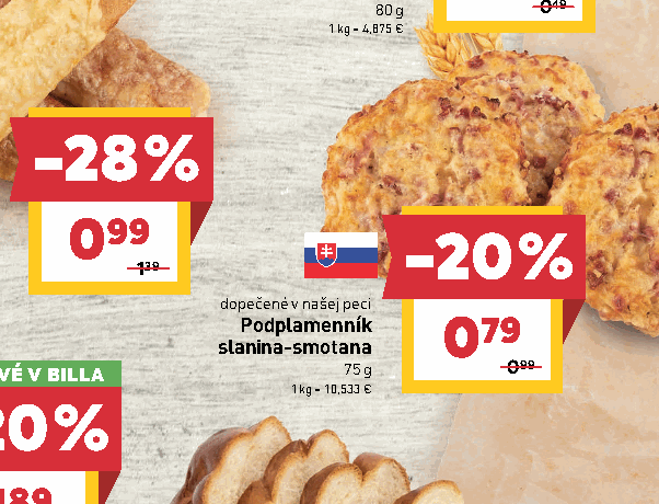 Podplamenník slanina-smotana