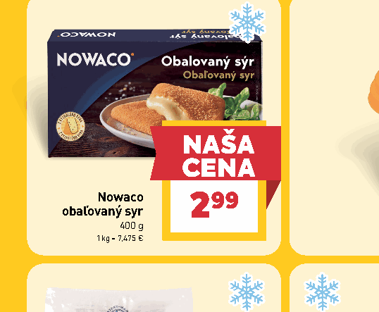 Nowaco obaľovaný syr
