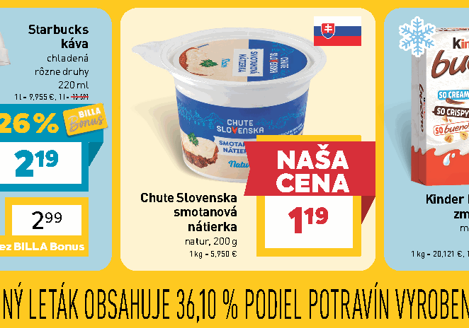 Chute Slovenska smotanová nátierka natur, 200 g