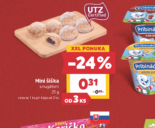 Mini šiška s nugátom