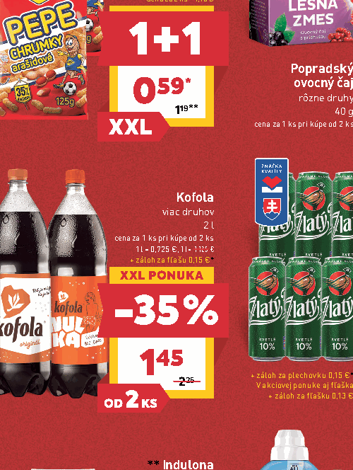 Kofola viac druhov