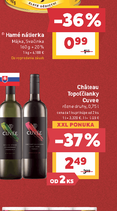 Château Topoľčianky Cuvee rôzne druhy, 0,75 l
